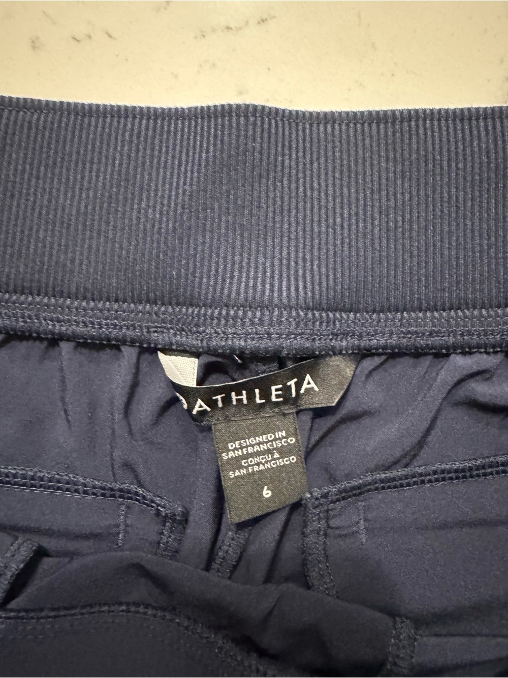 Athleta Brooklyn Ankle Pant Navy Mid Rise Travel Career Pants 6 - Picture 4 of 7